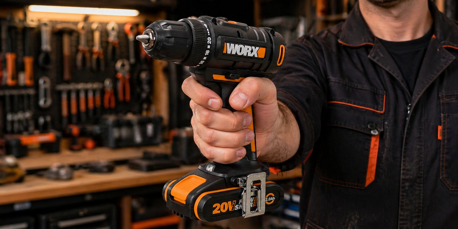 Со скидкой 37% отдают дрель-шуруповёрт от Worx с двумя&nbsp;АКБ